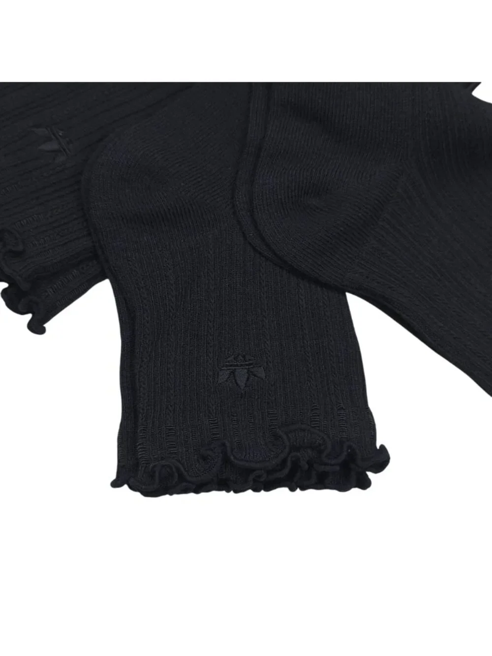 Adidas Superlite Womens & Mens Black Quarter Socks 3-Pk Medium Moisture-Wicking